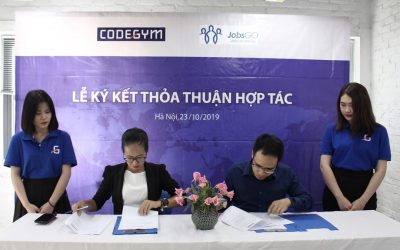 CodeGym – JobsGO ký kết hợp tác đào tạo – tuyển dụng (MoU)